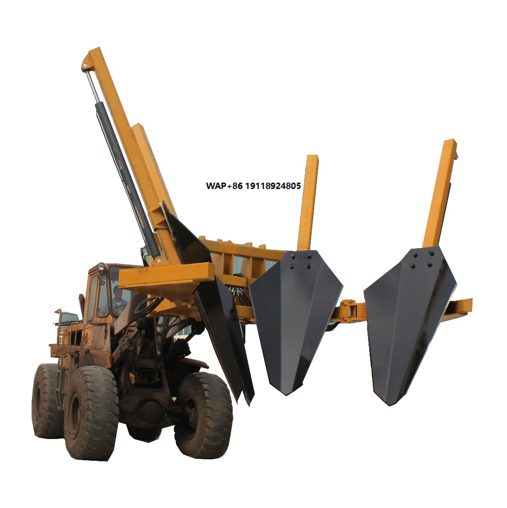 Wheel Loader - Transplanteur d'arbres et débroussailleuse sur pneus