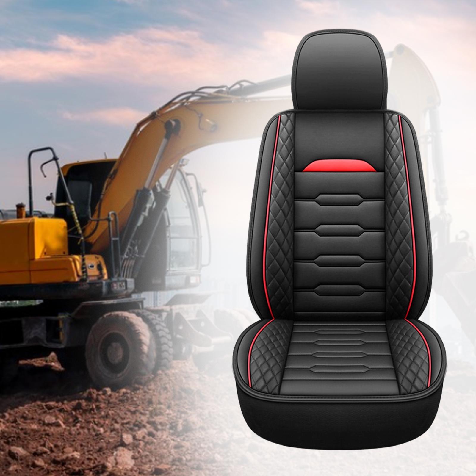 Heavy Equipment Forklift - Coussin de siège d'excavatrice en cuir