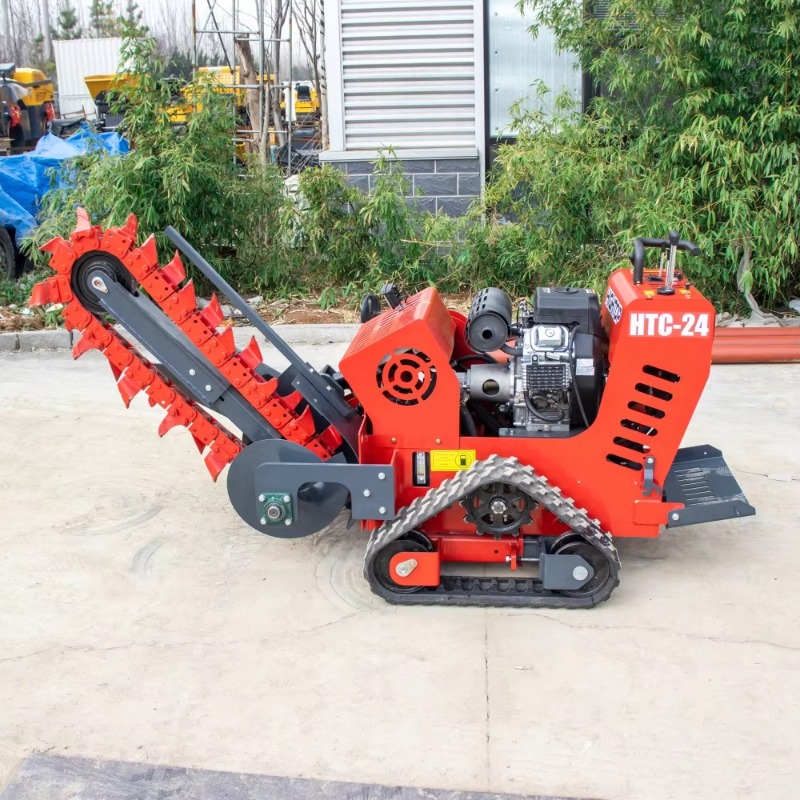 Trencher Machine Small - Trancheuse à chenilles en caoutchouc, petite