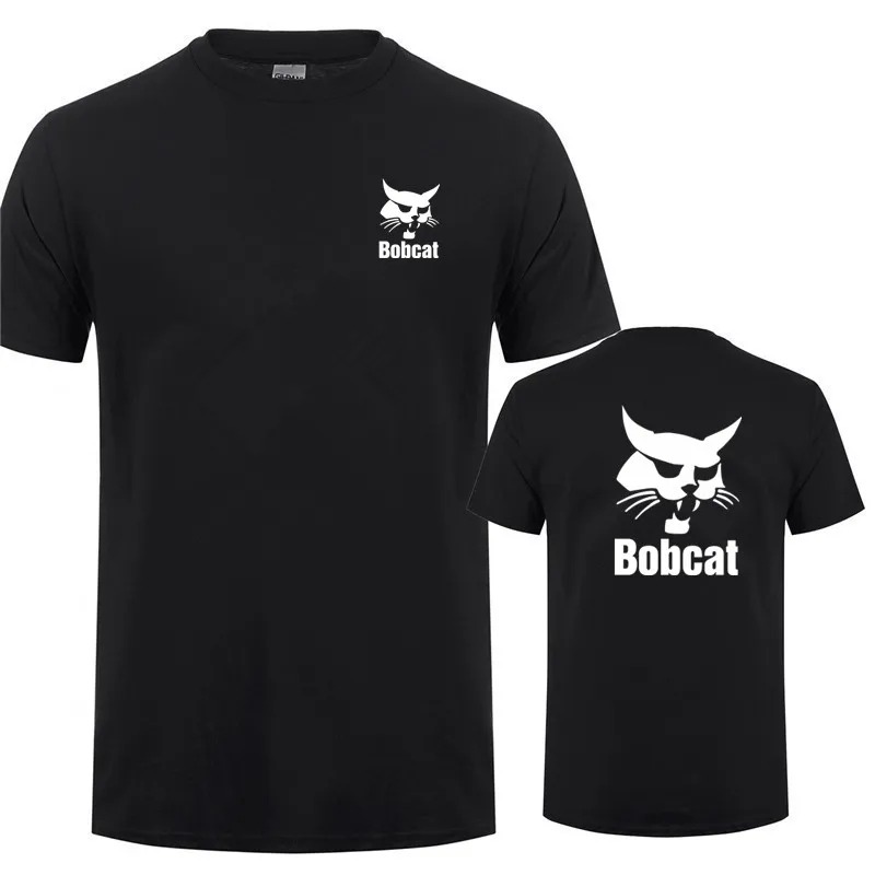 Heavy Equipment Logos - Bobcat t-shirt été hommes à manches