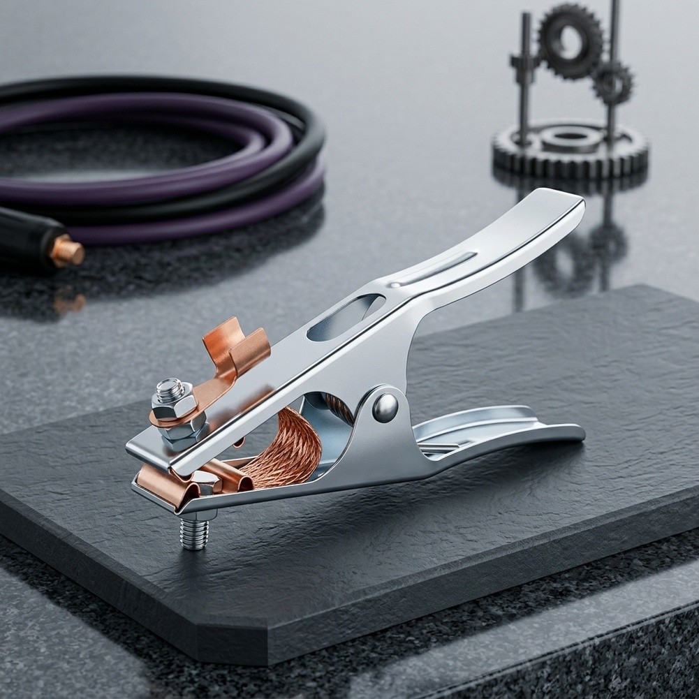 Welding Heavy Equipment - Pince de terre en cuivre robuste