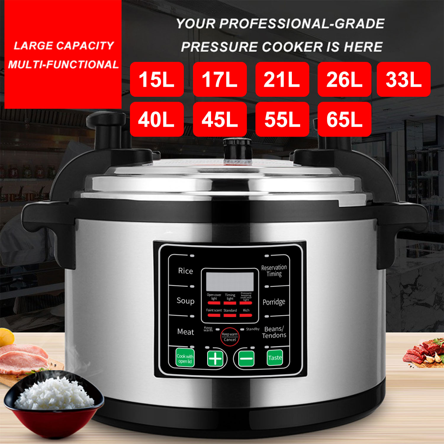 Cuisinière à pression électriq - Heavy Equipment Logos avis et prix