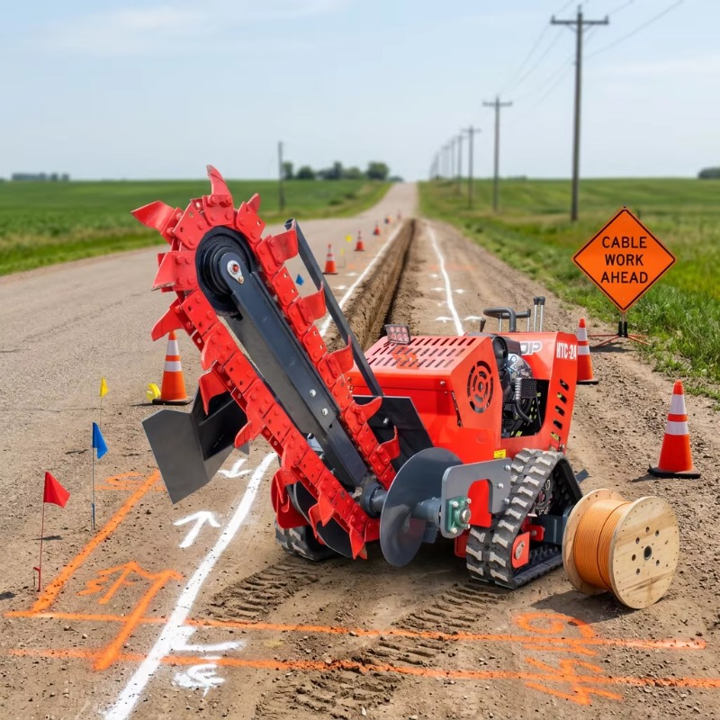 Trancheuse à chaîne portée de  - Trencher Machine Small avis et prix